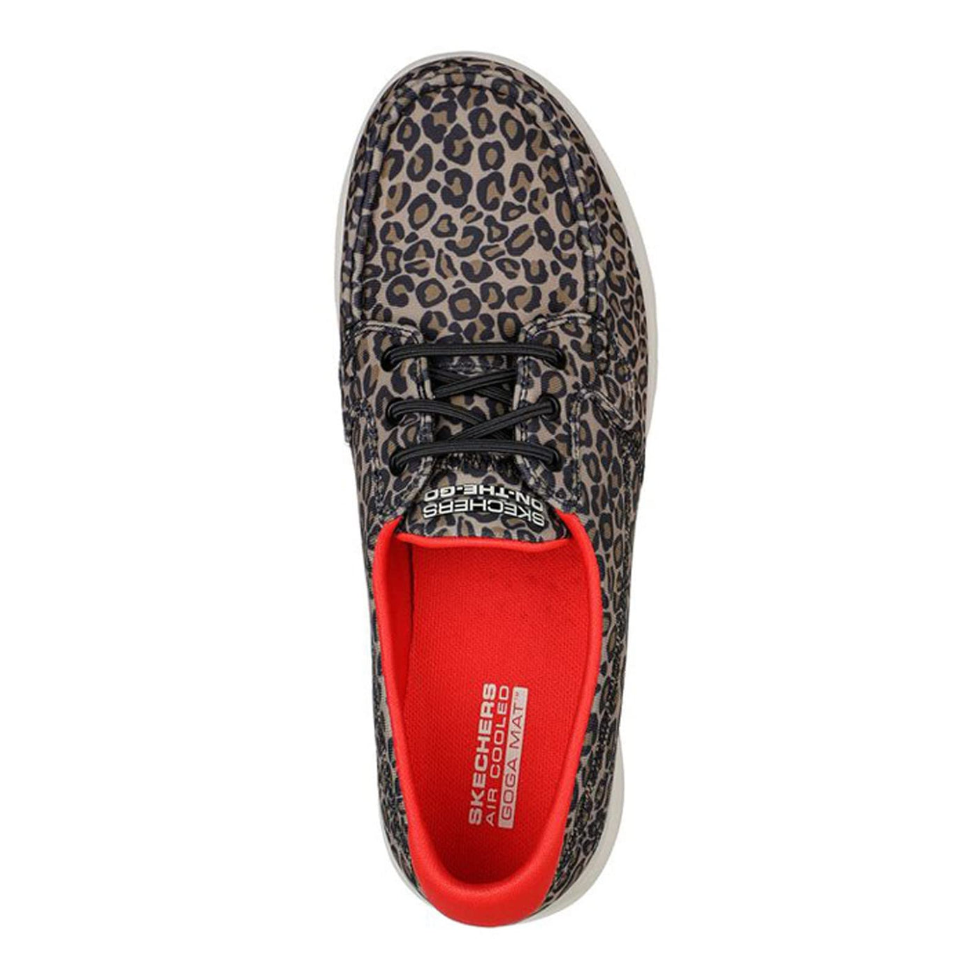 Skechers Go Walk Lite Leopard Print Boat Shoe Leopard 7.5 M