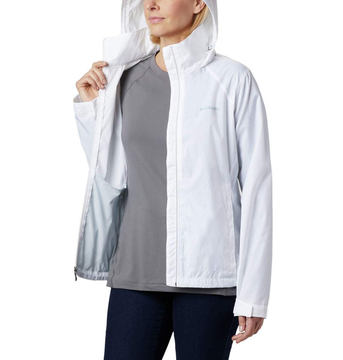 Columbia Women's Switchback III Jacket, White, Large