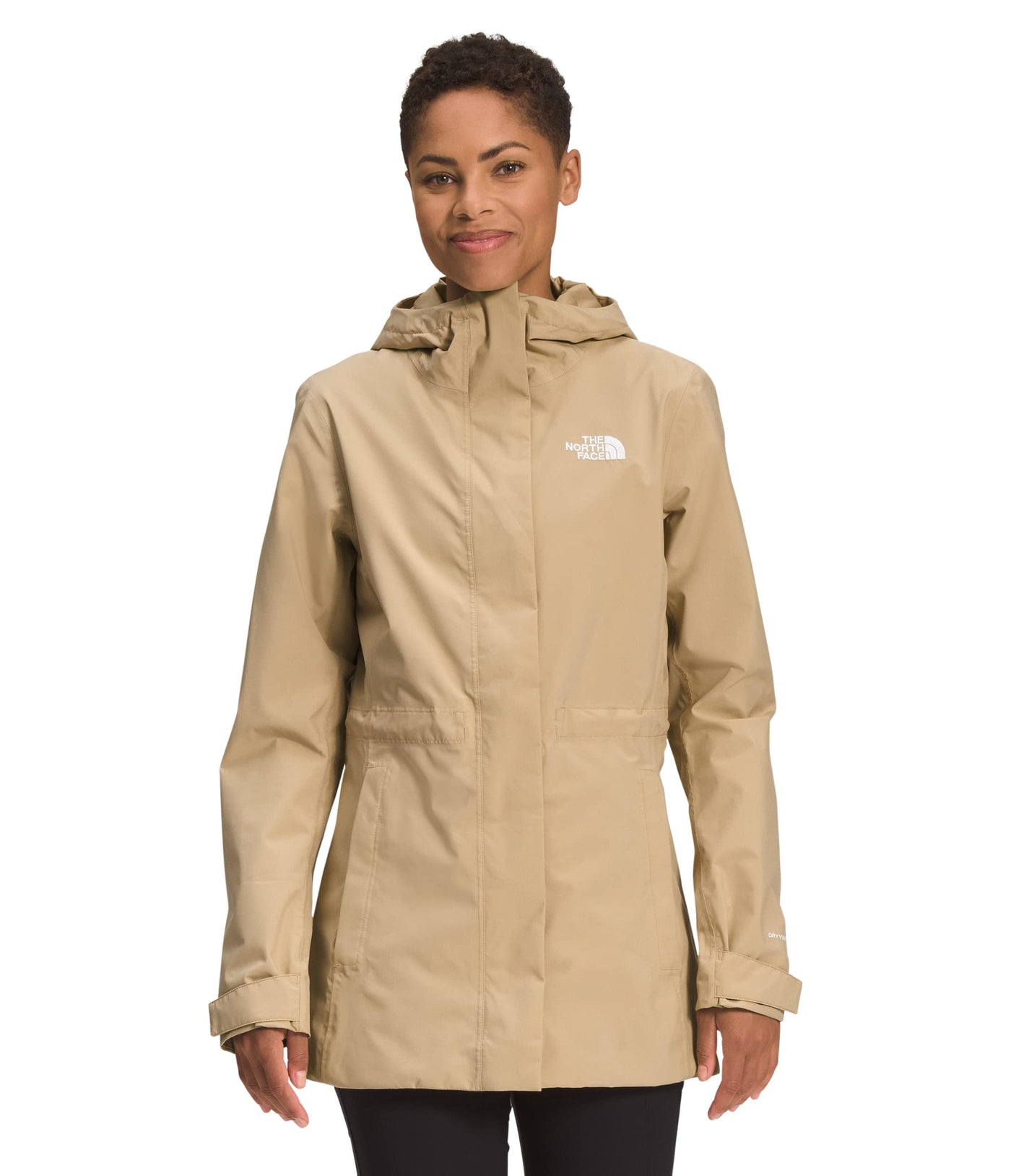 THE NORTH FACE Plus Size City Breeze Rain Jacket Khaki Stone 2X