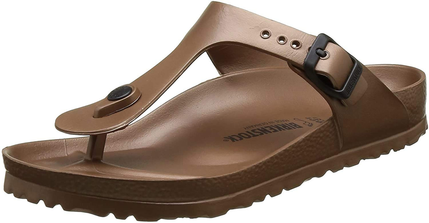 Birkenstock Womens Gizeh Eva Flip Flop Adults Summer Sandals - Copper - 11-11.5