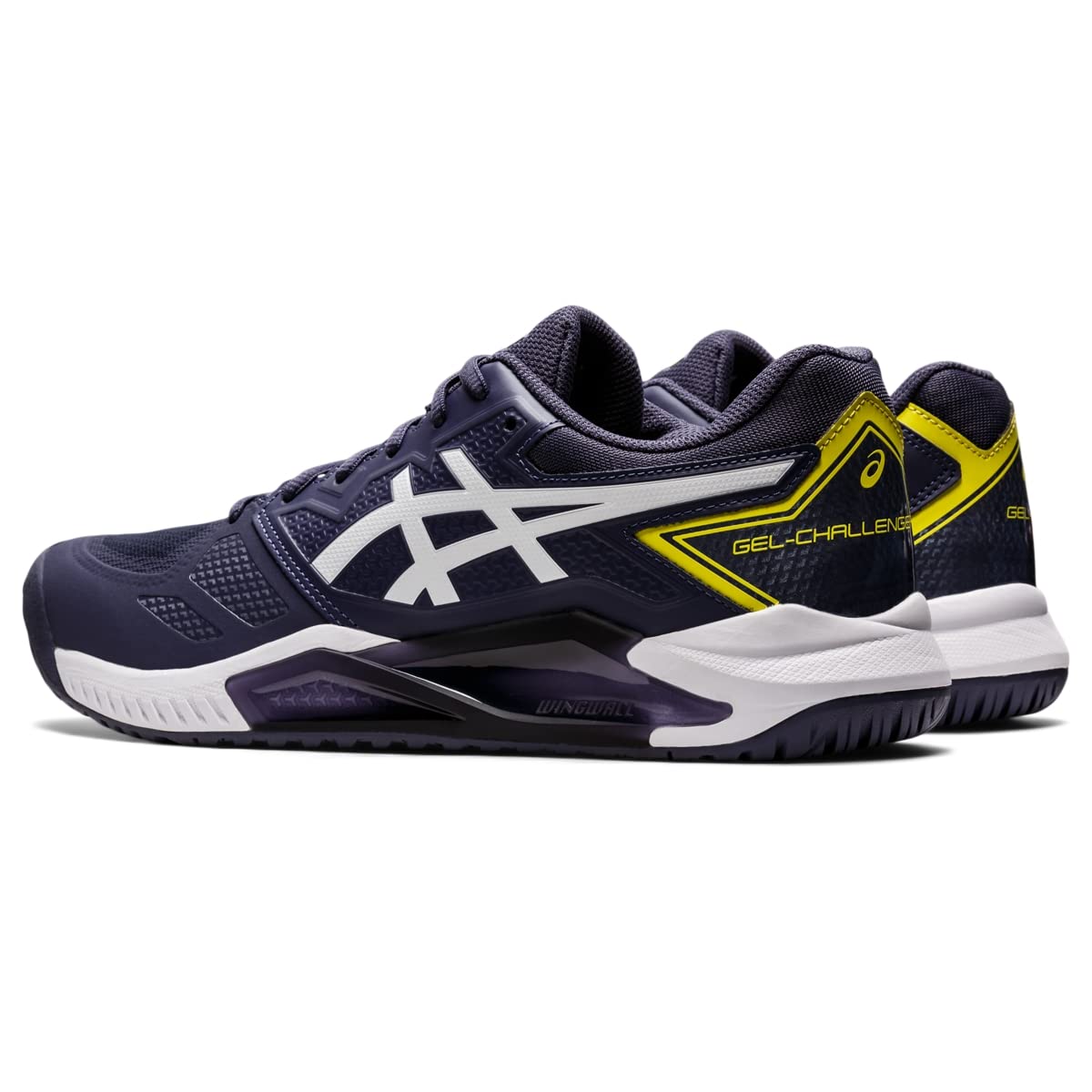 ASICS Men's Gel-Challenger 13 Tennis Shoes, 14, Indigo Fog/White