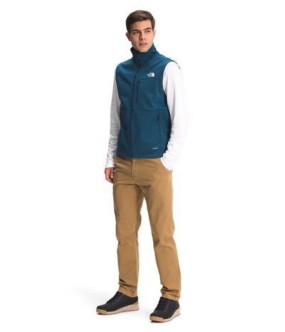 THE NORTH FACE Men's Apex Canyonwall Eco Vest, Monterey Blue Heather, Medium