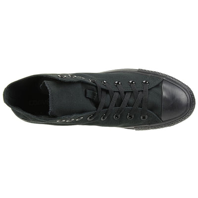 Converse Men's High-Top, Black, 9.5