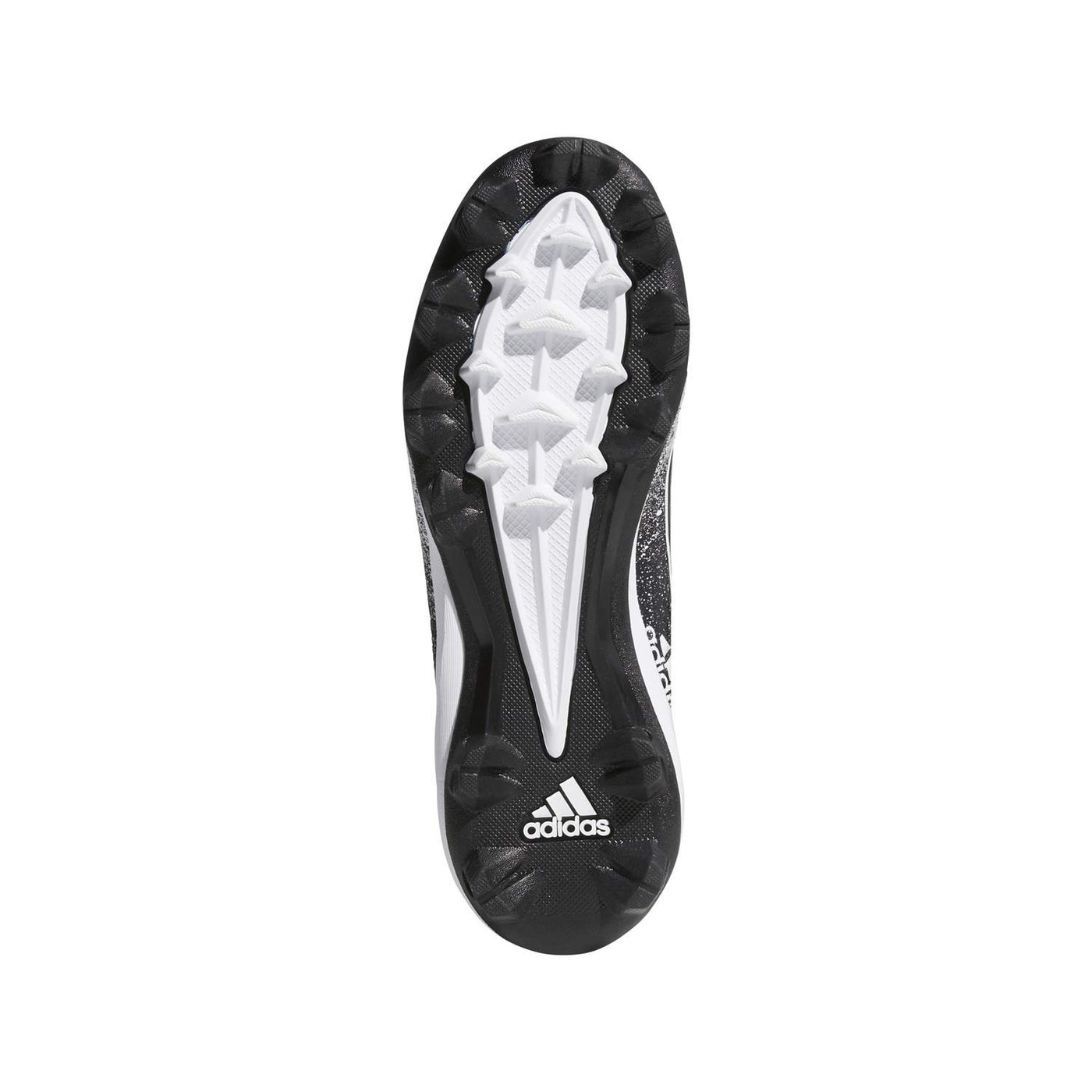 Adidas Youth Icon V Md Cleat Baseball Shoes Black/White 1.5