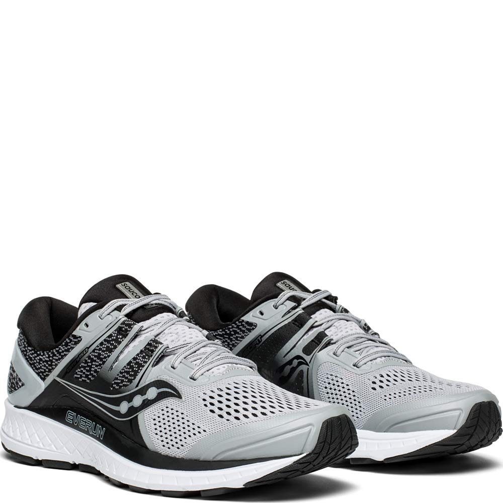 Saucony Men's Omni ISO Shoes, Grey/Black, 10