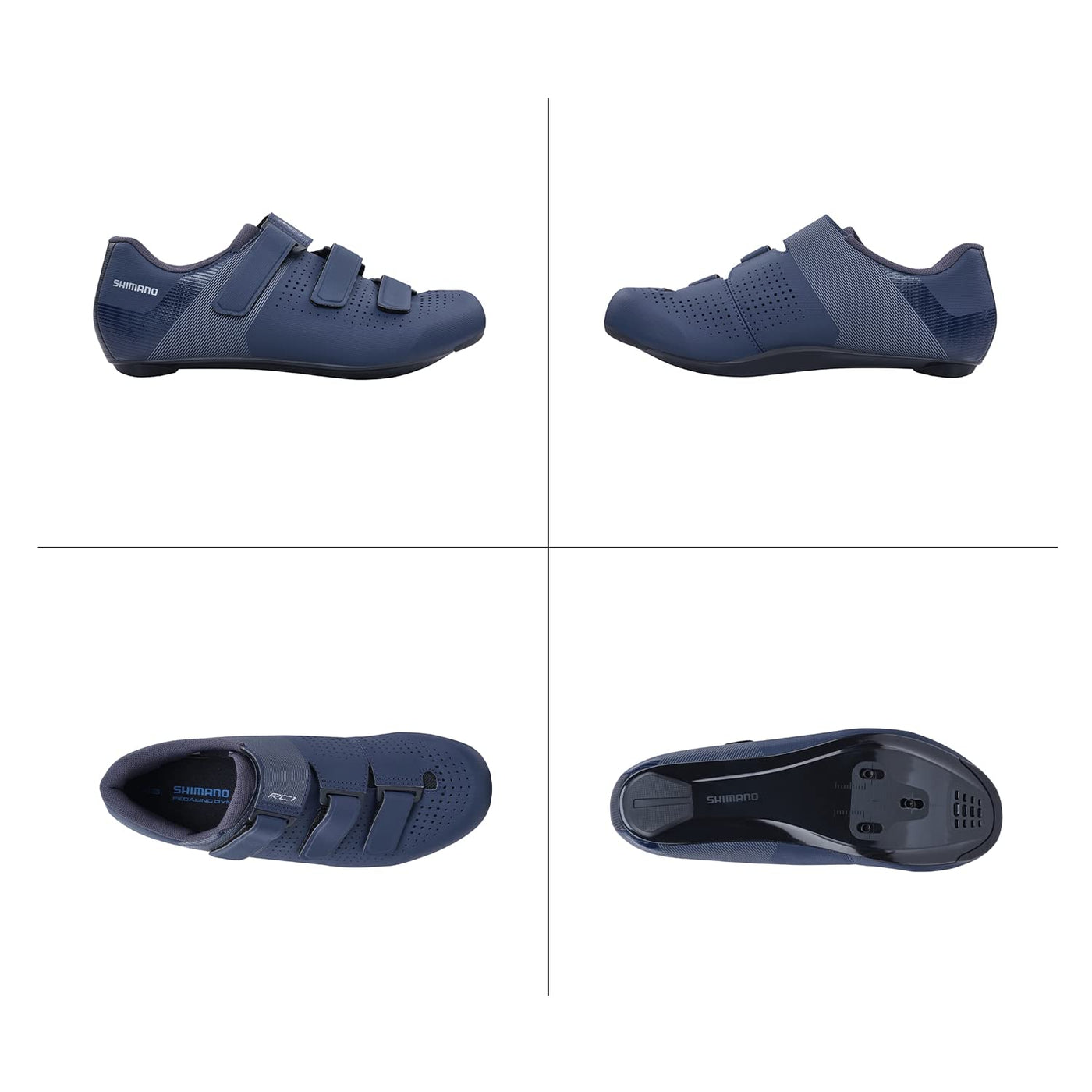 SHIMANO SH-RC100 Feature-Packed Entry Level Road Shoe 12-12.5 Navy