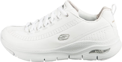 Skechers Sport Arch FitCiti Drive Womens Sneaker 95 CD US WhiteSilver