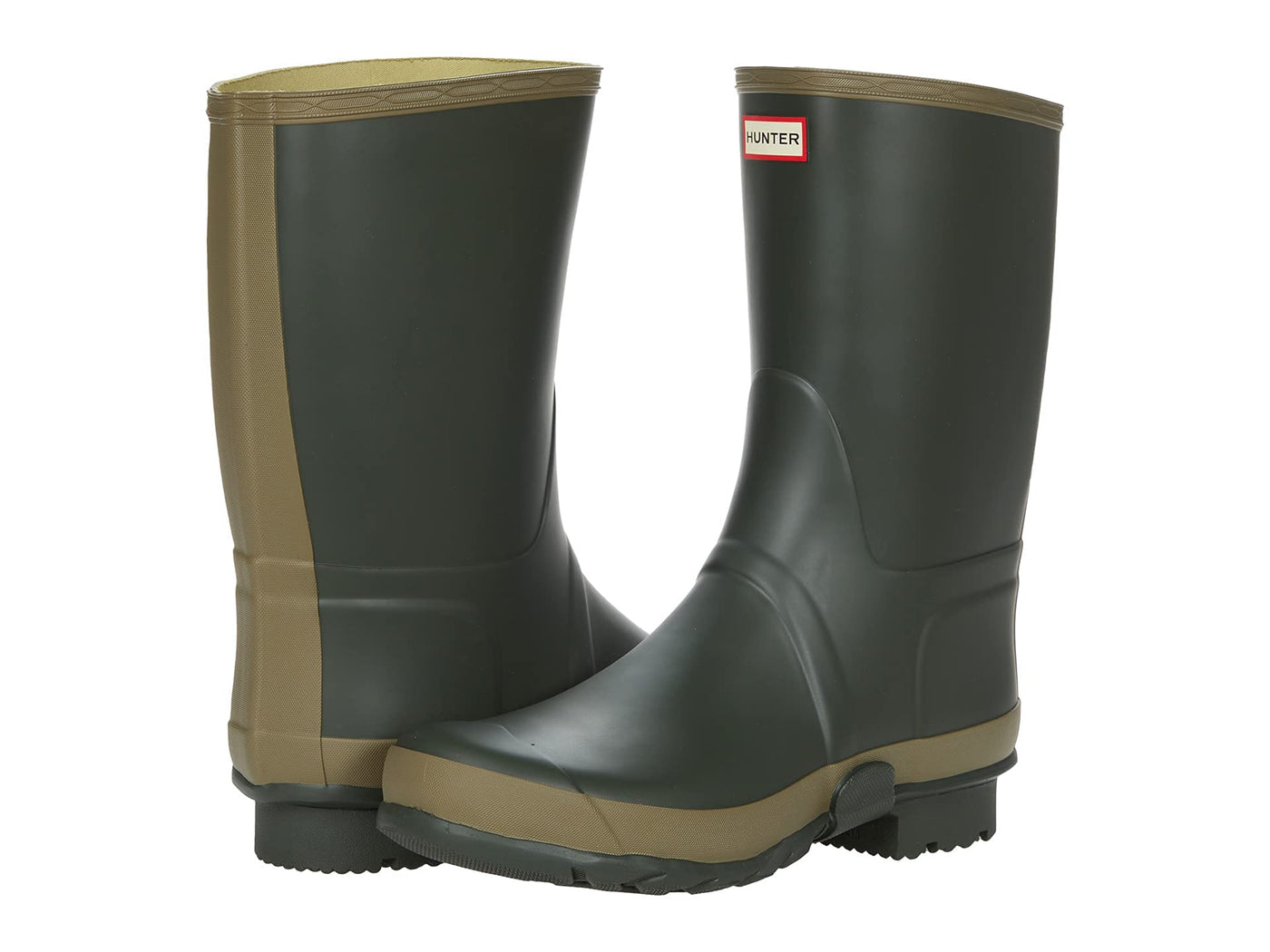 Hunter Gardener Boot Dark Olive/Clay 10 M