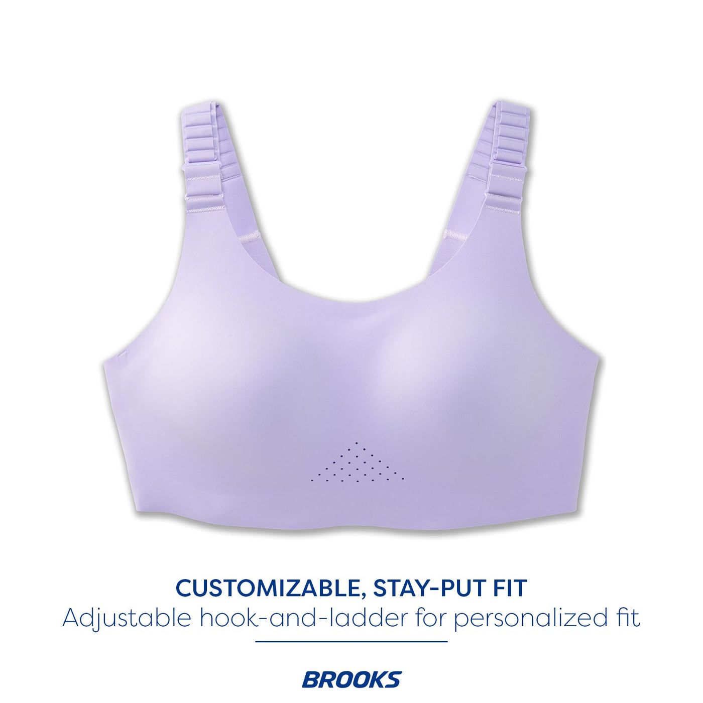 Brooks Women's Scoopback 2.0 Sports Bra for High Impact Running, Workouts & Sports with Maximum Support - Violet Dash - 34 C/D