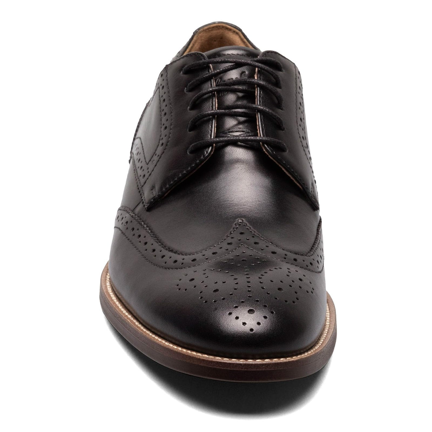 Florsheim Rucci Wing Tip Oxford Mens Oxford 9 3E US Black