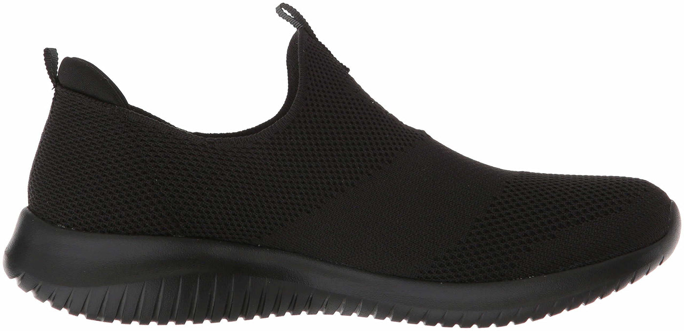 Skechers Women's Ultra Flex-First Take, Black, 7.5 Wide