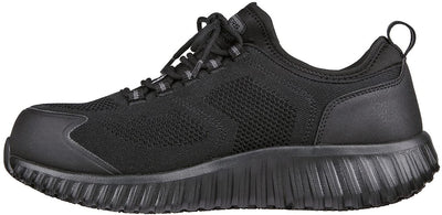 Skechers Work Cicades-Rhettle, Men's, Black, Comp Toe SD, Low Athletic, Work Shoe (14.0 M)