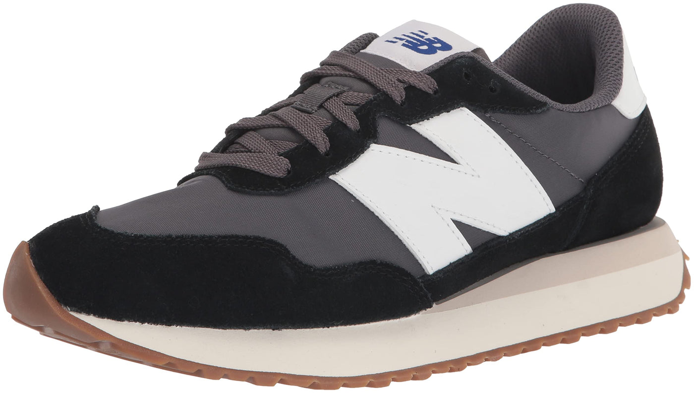 New Balance Men's 237 V1 Sneaker, Black/Magnet/Gum, 12