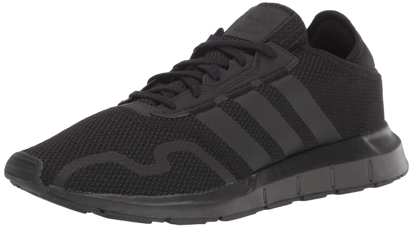 adidas Originals Men's Swift Essential Sneaker, Black/Black/Black, 13.5