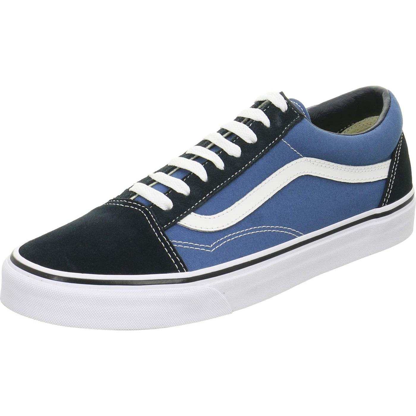 Vans Men's Canvas Sneakers, Navy/White, US:5.5