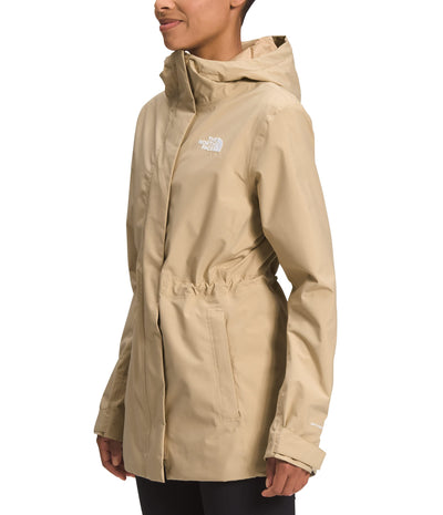 THE NORTH FACE Plus Size City Breeze Rain Jacket Khaki Stone 2X