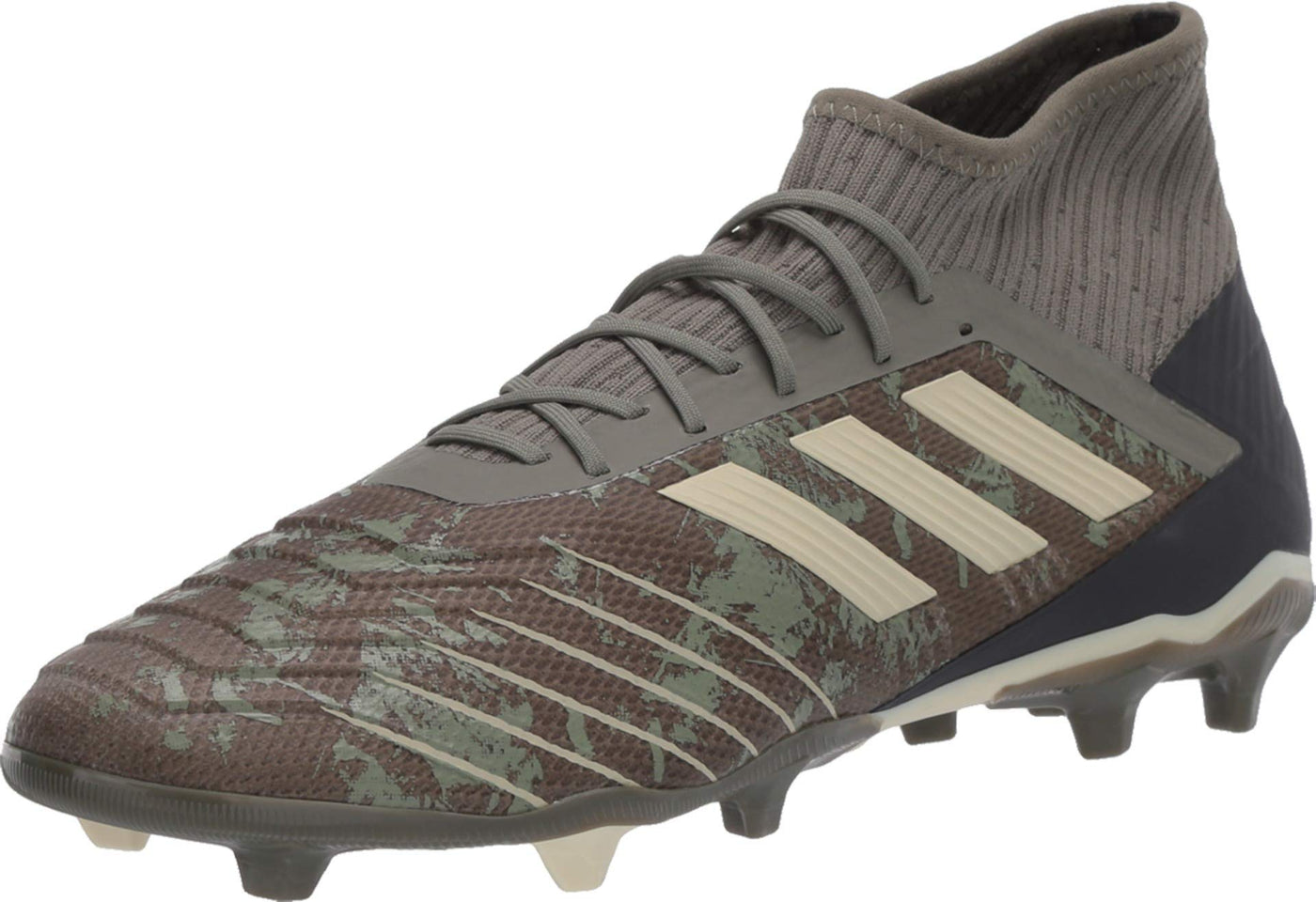 adidas Predator 19.2 Firm Ground Boots Soccer Shoe (unisex-adult) Legacy Green/Sand/Solar Yellow 12 Standard US Width US