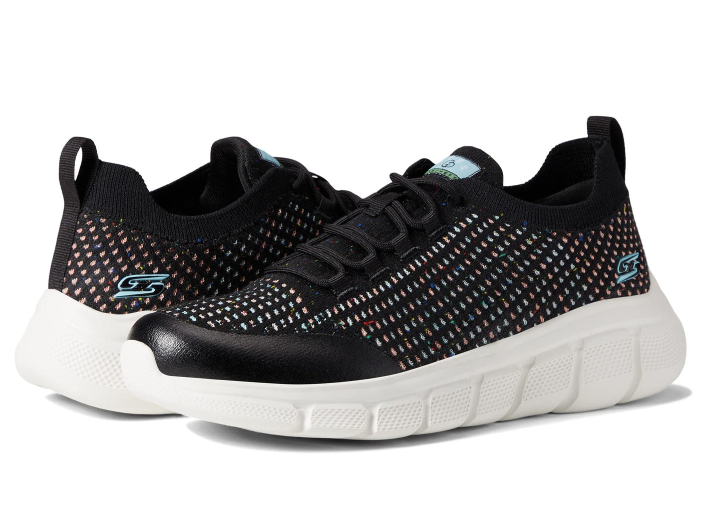 Skechers Bobs B Flex - Clean Spirit Black/Multi 8 B (M)