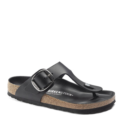 Birkenstock Women's Gizeh Big Buckle Sandals, Black, 8 Medium US