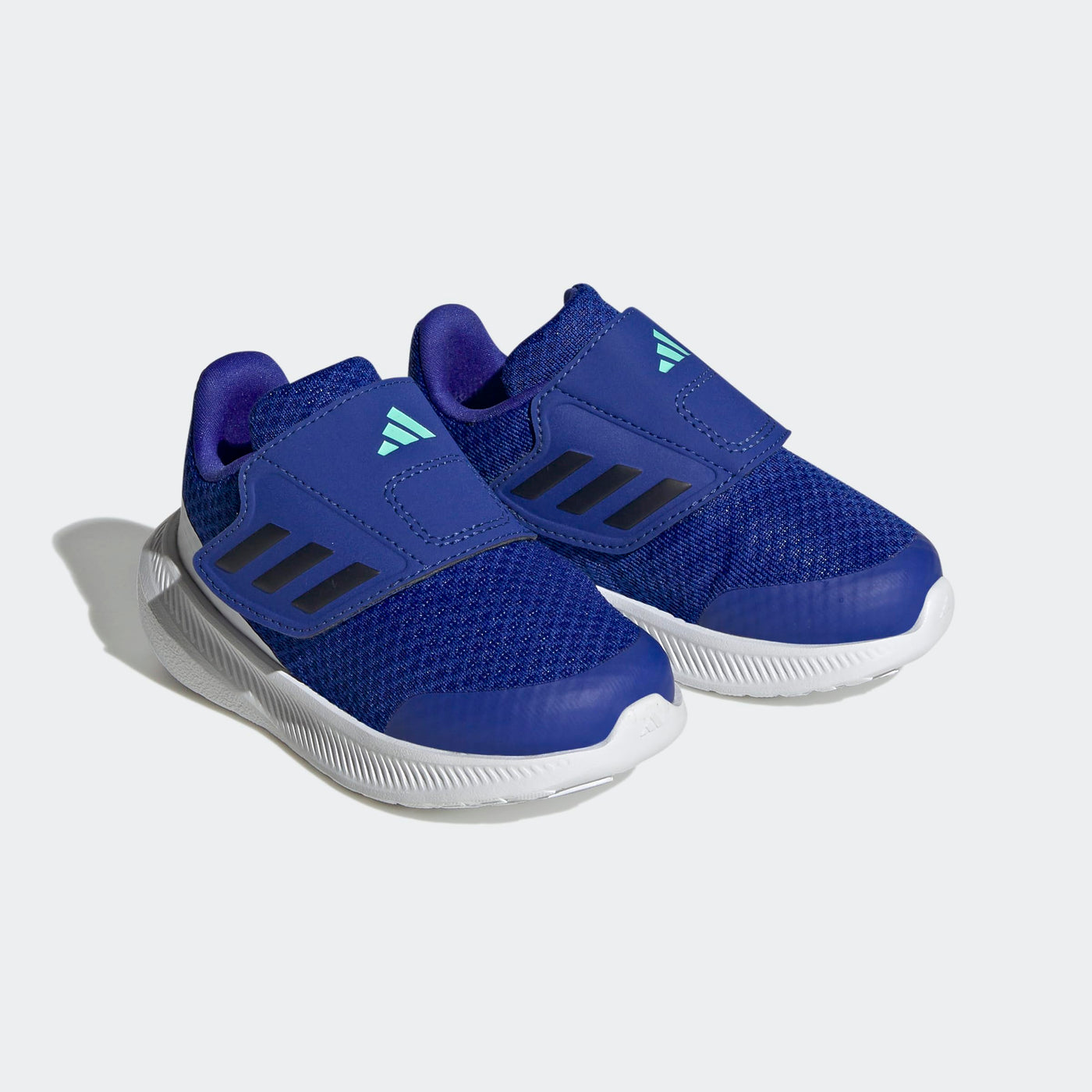 adidas unisex-child Run Falcon 3 Lucid Blue/Ink/White 4.5