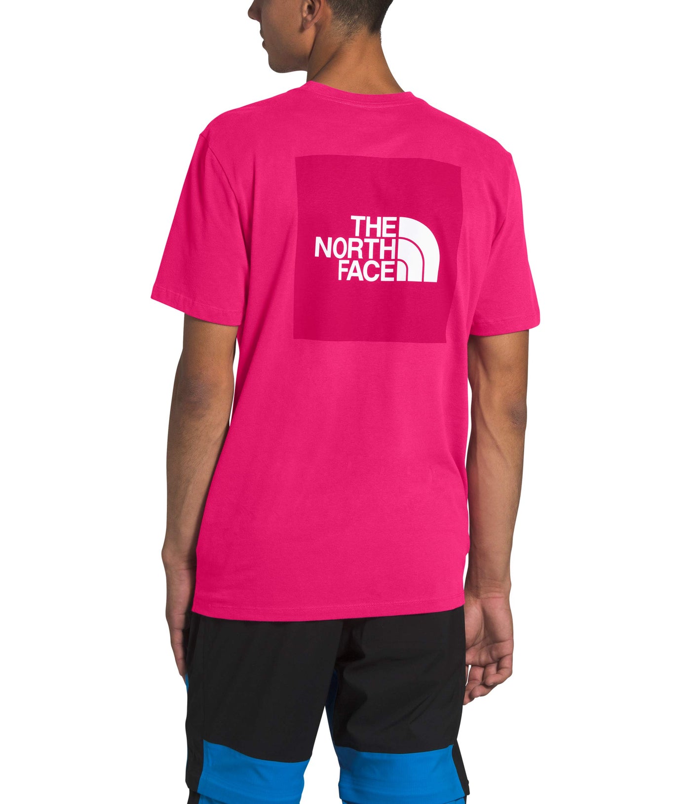 THE NORTH FACE Men's S/S Red Box Tee, Mr. Pink, XL