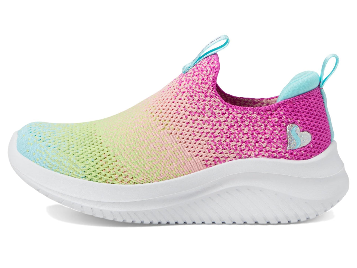 Skechers womens ULTRA FLEX 3.0 NEONTASTIC sneaker 12.5 Little Kid Aqua/Multi