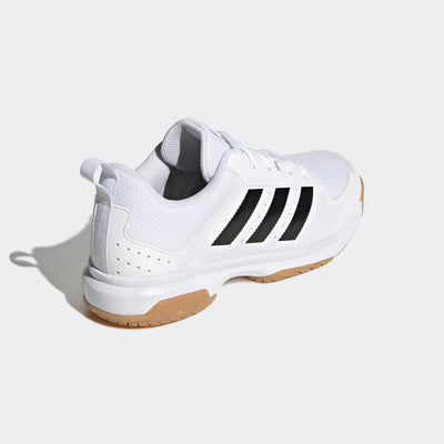 adidas Women's Ligra 7 Indoor Court Shoe 9.5 White/Black/White