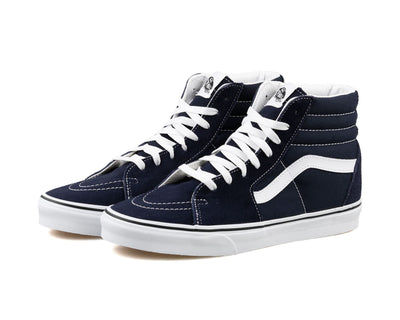 Vans Men's Sk8 Hi Sneaker, Parisian Night/True White, Size 10.5