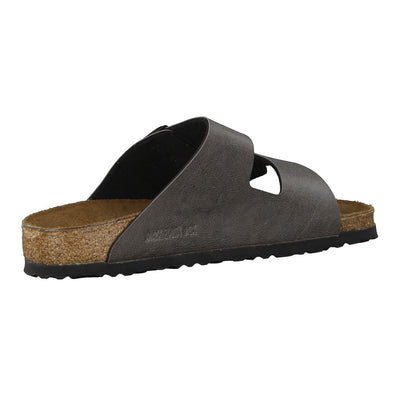 Birkenstock Unisex Arizona Birkoflor - Standard Fitting Classic Buckled Two Strap - Flip Flop Sandal BIRK EU39-UK5.5-US8-8.5 Anthracite