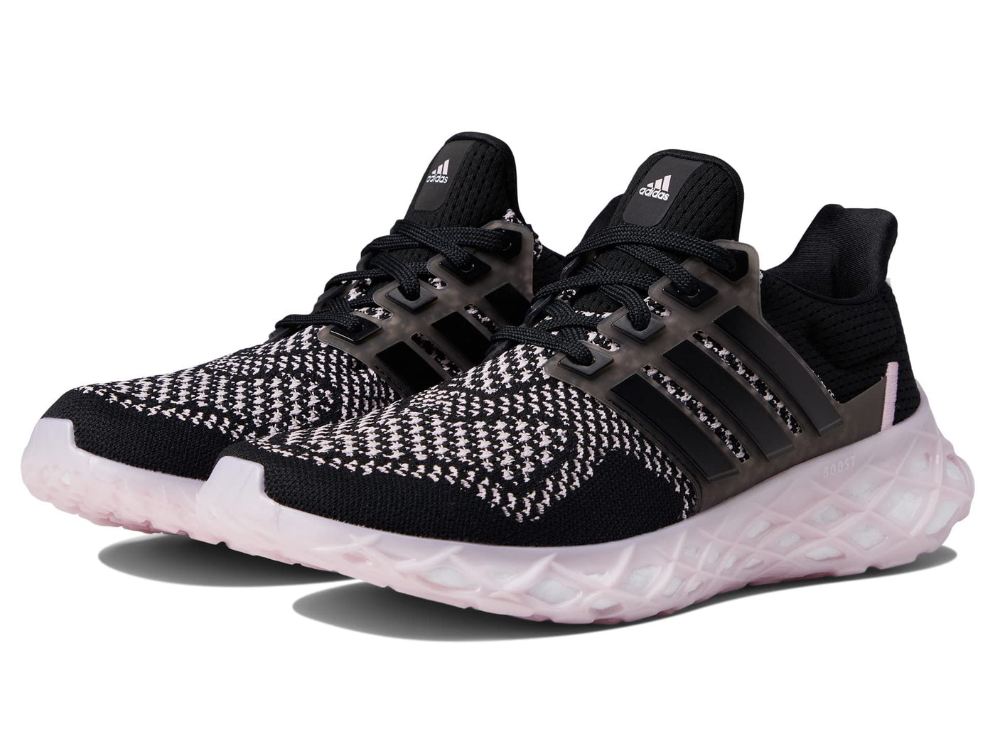 adidas Ultraboost Web Alphaskin Black/Black/Clear Pink 6 B (M)