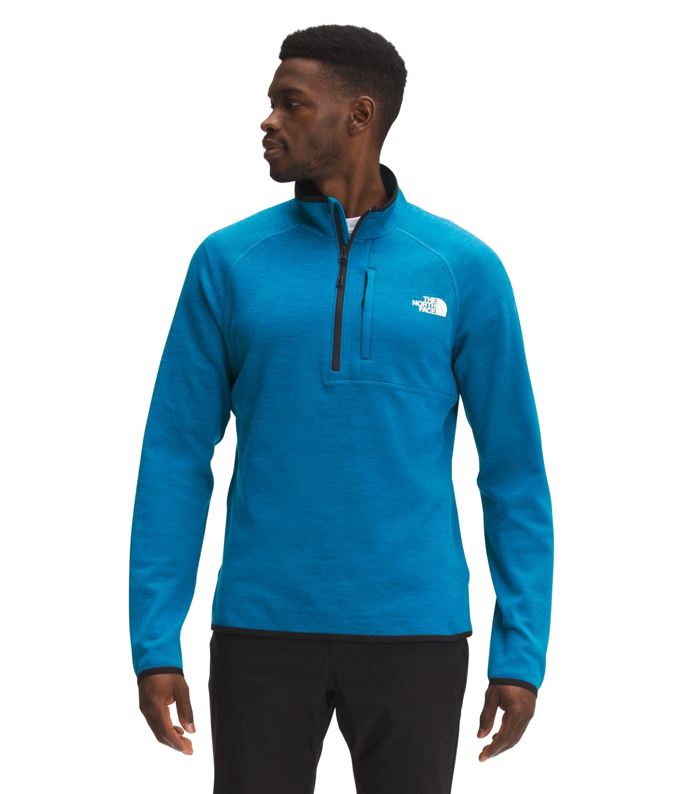 THE NORTH FACE Canyonlands 1/2-Zip Pullover Fleece Jacket - Men's Banff Blue Heather, M