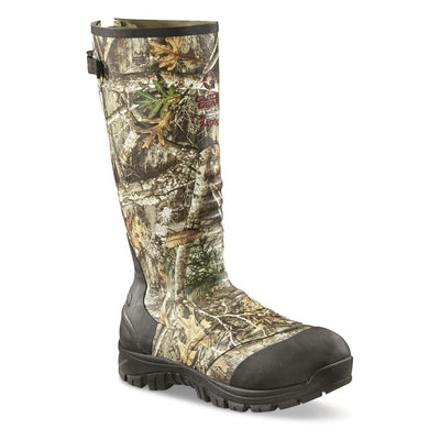 Guide Gear Men's Ankle Fit Insulated Rubber Boots, 2,400-gram, Mossy Oak Break-Up Country, 11D (Medium)