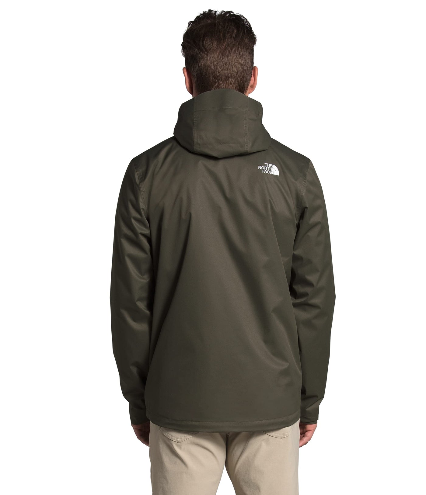 THE NORTH FACE Men’s Arrowood Triclimate Hooded Jacket, New Taupe Green/Utility Brown, Small