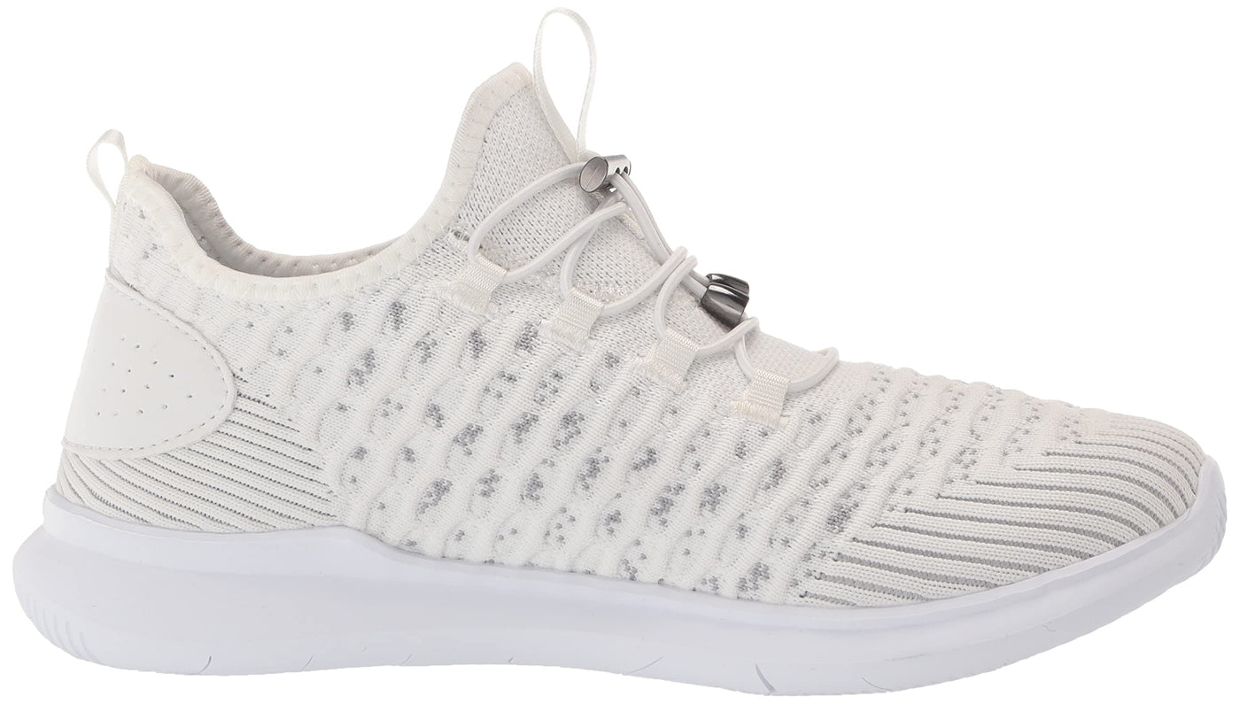 Propét Women's Travelbound Sneaker 9 Wide White Daisy