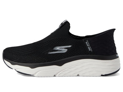 Skechers Max Cushioning Elite Slip-ins - Smooth Transition Black/White 8 D - Wide