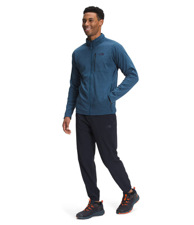 THE NORTH FACE Men's Canyonlands Full Zip, Monterey Blue Heather, Large