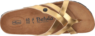 Birkenstock Betula Licensed Vinja Metal Gold 39 (US Women's 8-8.5) A - Narrow