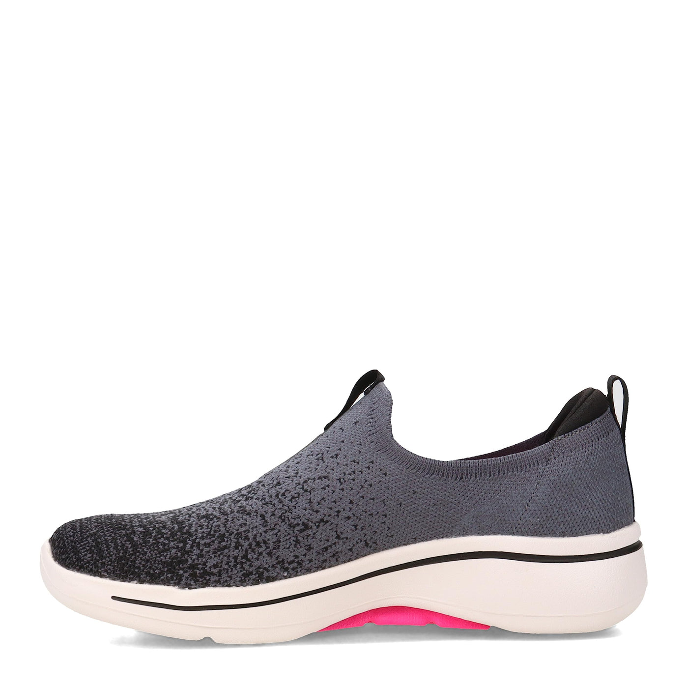 Skechers Go Walk Arch Fit - Lunar Views Black/Hot Pink 11 B (M)