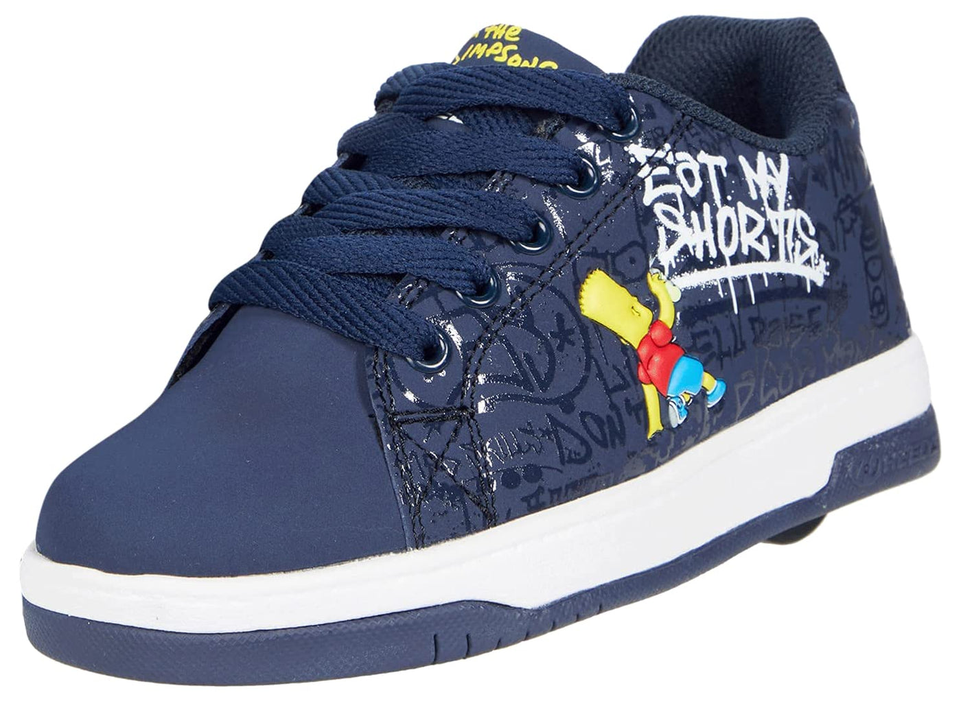 HEELYS Split Simpsons (Little Kid/Big Kid/Adult) Navy Canvas 1 Little Kid M