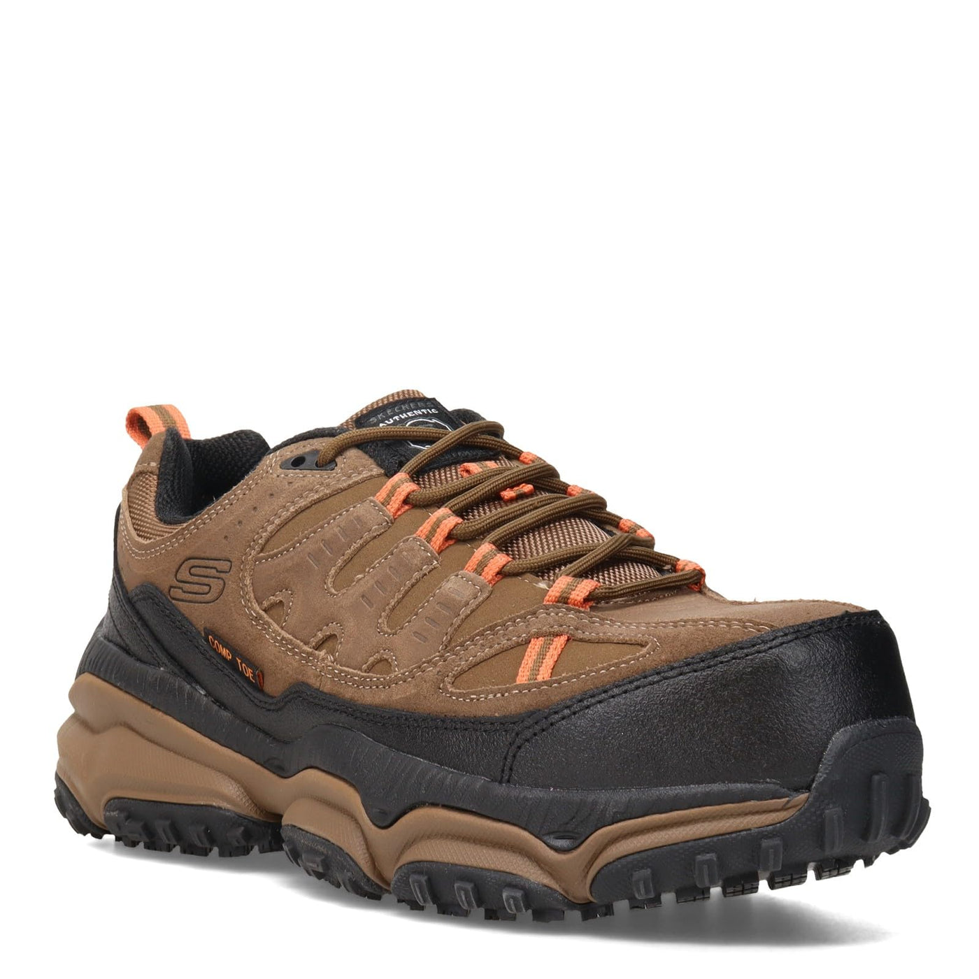 Skechers Work Rugged Alpine SR-200094 Men's Oxford 14 D(M) US Brown-Orange