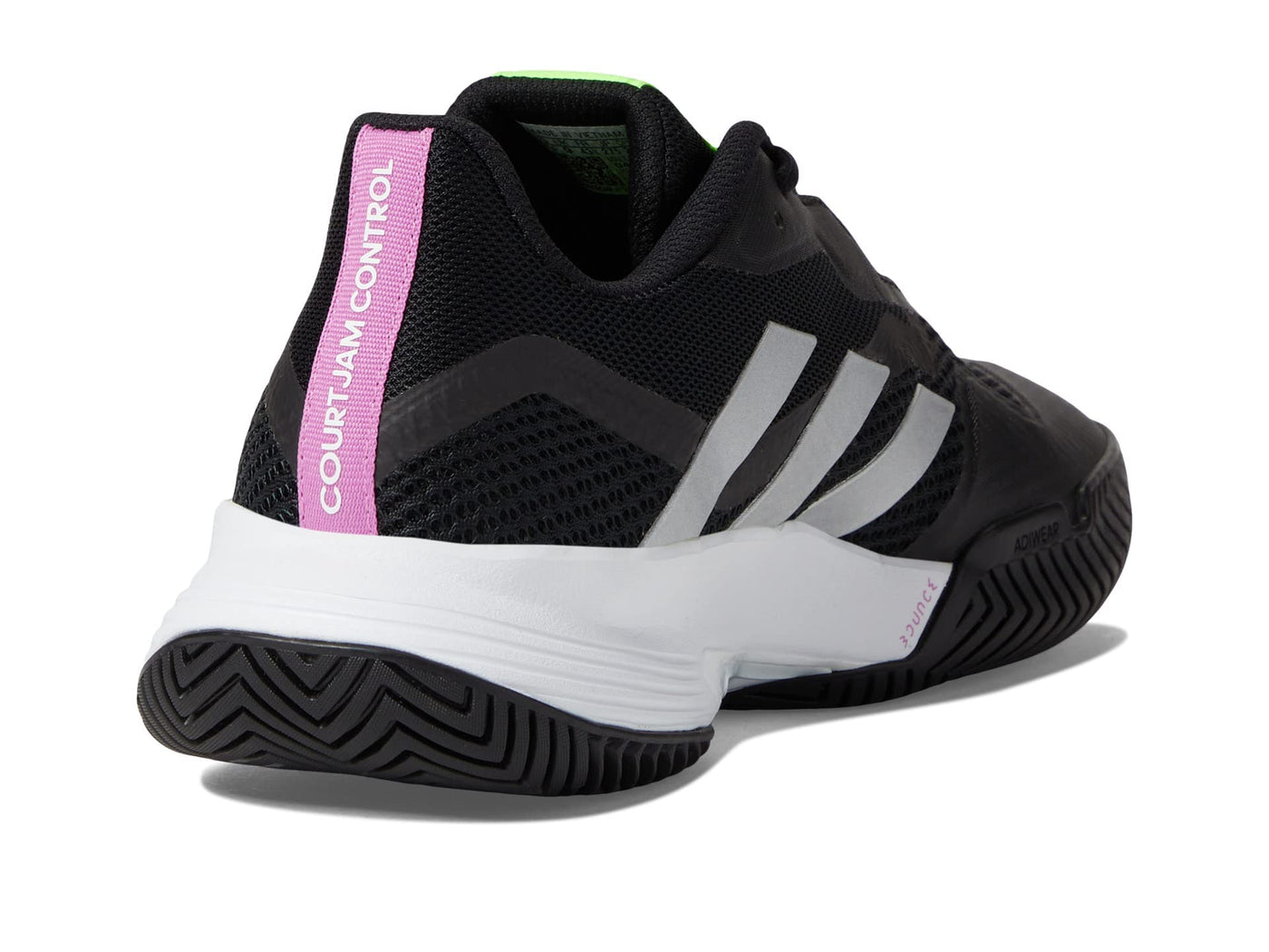 adidas Court Jam Control Black/Silver Metallic/White 12 D (M)