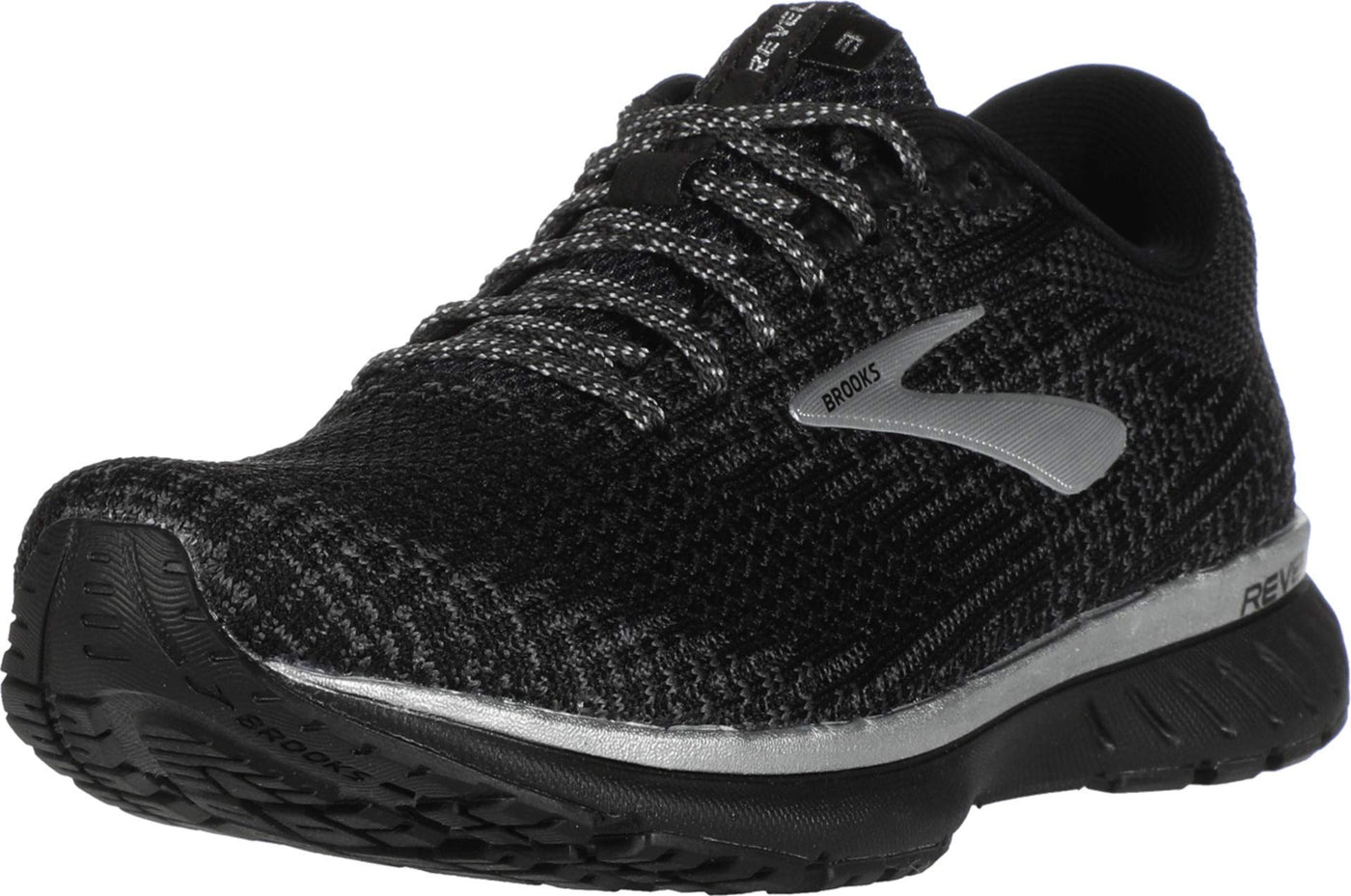 Brooks Revel 3 Black/Silver/Blackened Pearl 8.5 B (M)