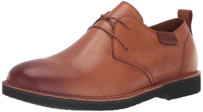 Propét Men's Finn Oxford, Plain Toe - Suede Shoes, Tan, 11 XX-Wide US