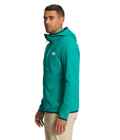 THE NORTH FACE Canyonlands Hooded Fleece Jacket - Men's Porcelain Green Heather, M