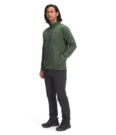 THE NORTH FACE Men's Canyonlands Full Zip, Thyme Heather, XX-Large