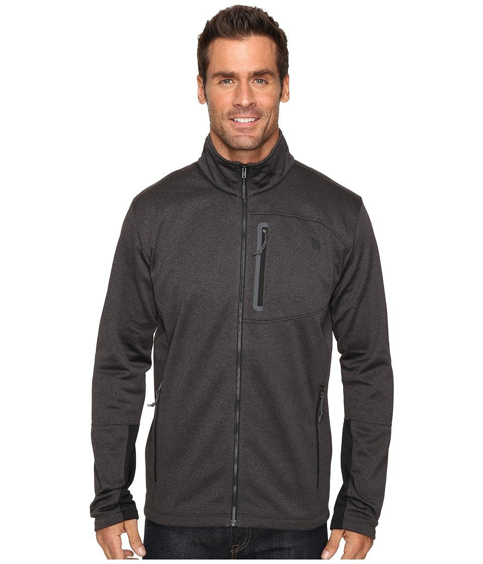 The North Face Men's Canyonlands Full Zip Sweatshirt, TNF Dark Grey Heather, Small