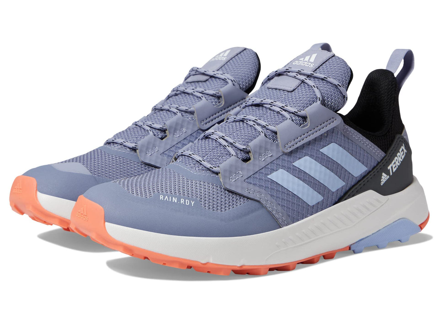 adidas Girl's Terrex Trailmaker Rain.RDY Hiking Shoes (Little Kid/Big Kid) Silver Violet/Blue Dawn/Black 2 Little Kid M