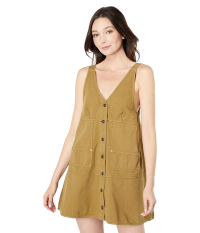 Free People Pocket Full of Sunshine Medium Dusted Military