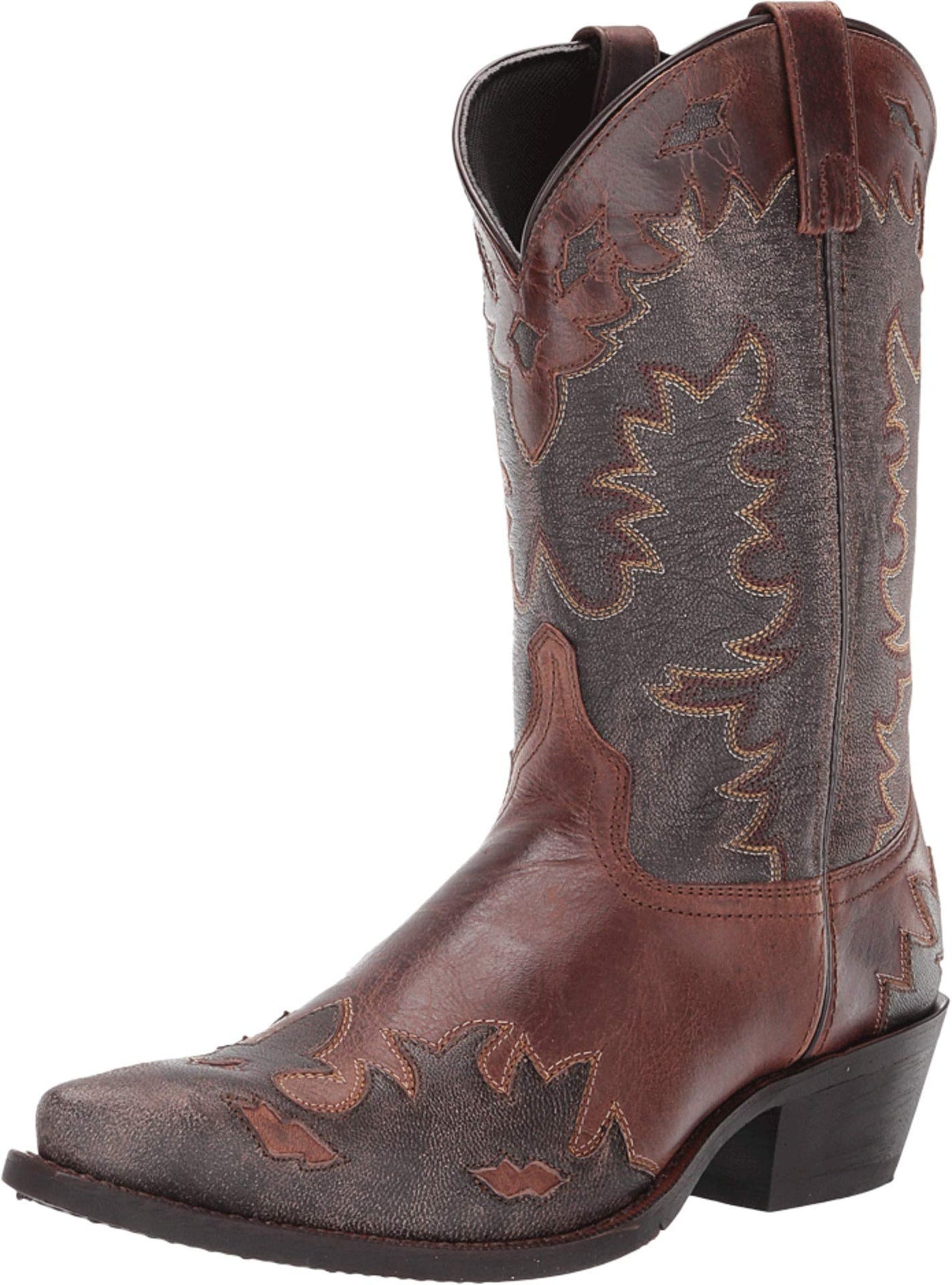 Laredo Men's Nash 12" Leather Boot, Chocolate - 13 D