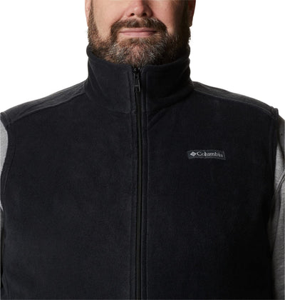 Columbia Mens Steens Mountain Fleece Vest, Black, X-Large